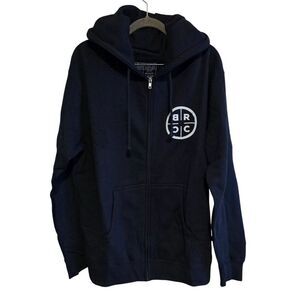Black Rifle Coffee Company Mens Zip-Up Hoodie Black USA Patriotic military